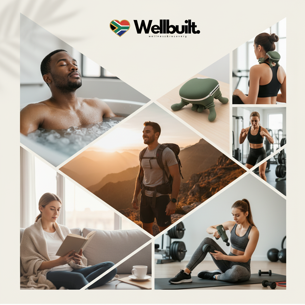 Wellbuilt Collage with Neck Massager